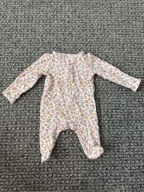 Carter’s Floral Zipper Footie Pajamas